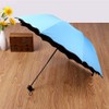 Maibar Folding Umbrella UV Proof UPF 50 Beach Parasol Ladies