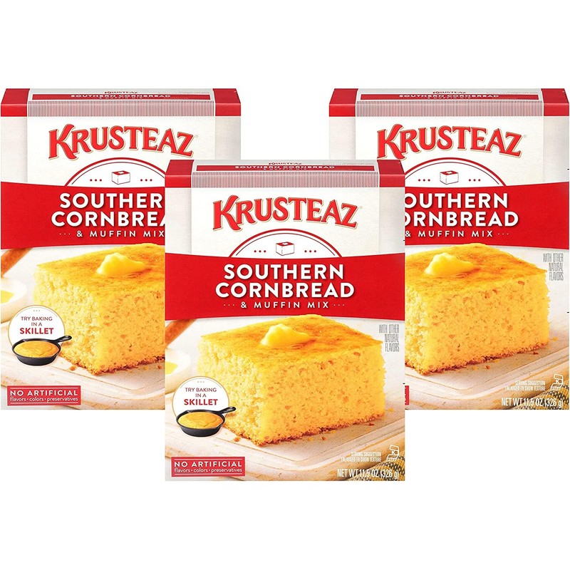Krusteaz Southern Cornbread & Muffin Mix 11.5 Ounce (Pack of