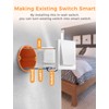 Smart Mini WLAN Relay Switch, 1-Way 1 Gang Light Switch