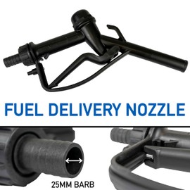 Cost Wise gravity fed Fuel delivery gun Dispensing Transfer Tool for Chemicals Diesel Oil Urea 25mm nozzle,25mm hose barb
