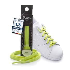 Leazy Flat Elastic Shoelaces - The Flat, Flexible Shoe Strap for Hooking On