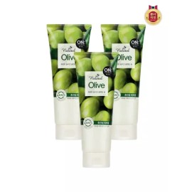 On The Body [온더바디]온더바디 더내추럴 클렌징폼 올리브 200G x 3개 On The Body Natural Cleansing Foam Olive 200G x 3 [one color/free]