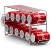 Sorbus Soda Can Rack Beverage Dispenser (1 Pack, Silver) –