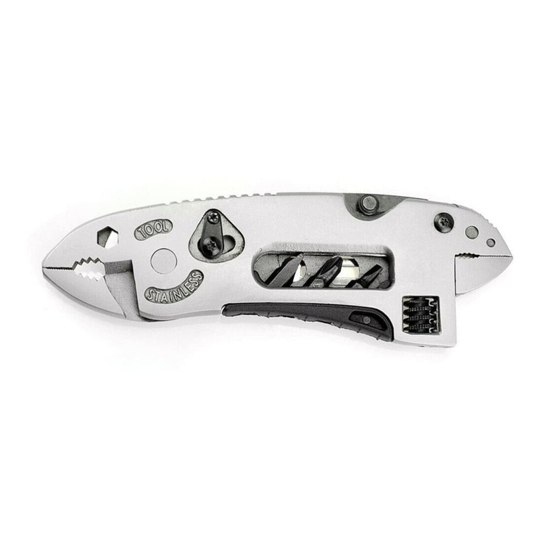 WANGCL Multitool Wrench with 7 Tools Portable Folding Multifunctional Adjustable