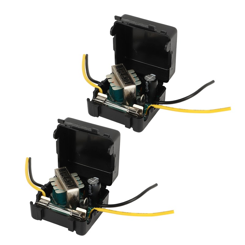 2Pcs Car Power Filter 12V Interference Proof Noises Reduction Reliable