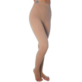 Lipedema Lymphedema, POTS support high compression leggins (K2=25-30 mmHg) - (Nude, M)