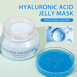 GUOYAOLIFU Jelly Masks Powder for Facials Professional,Hydrating Gel Powder For Facial Mask,Jelly Mask Peel-Off Face Mask for Women,Moisturizing Jelly Mask for Face Skincare,8.8 Oz（Hyaluronic Acid）
