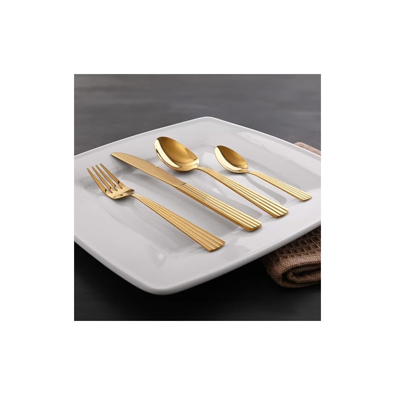 GRÄWE Athens Series Cutlery Set for 4 People Stainless Steel