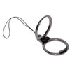 GoodsLand GD-RINGSTAND-BK Smartphone Ring Stand Strap Fall Prevention Stylish Multi-functional