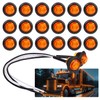 TMH (Pack of 20 3/4 Inch Mount Amber LED Clearance