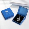 KINGWHYTE Giraffe Gifts Giraffe Necklace 925 Sterling Silver Cute Animal
