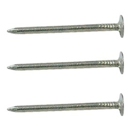 Merriway BH03744 (500 gm) ELH Extra Large Head Clout Nail, 38mm (1.1/2 inch) Galvanised - Pack of 500 gm