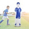 Inflatable Football Training Dummy Tumbler Soccer 0.35m PVC Boxing Punching