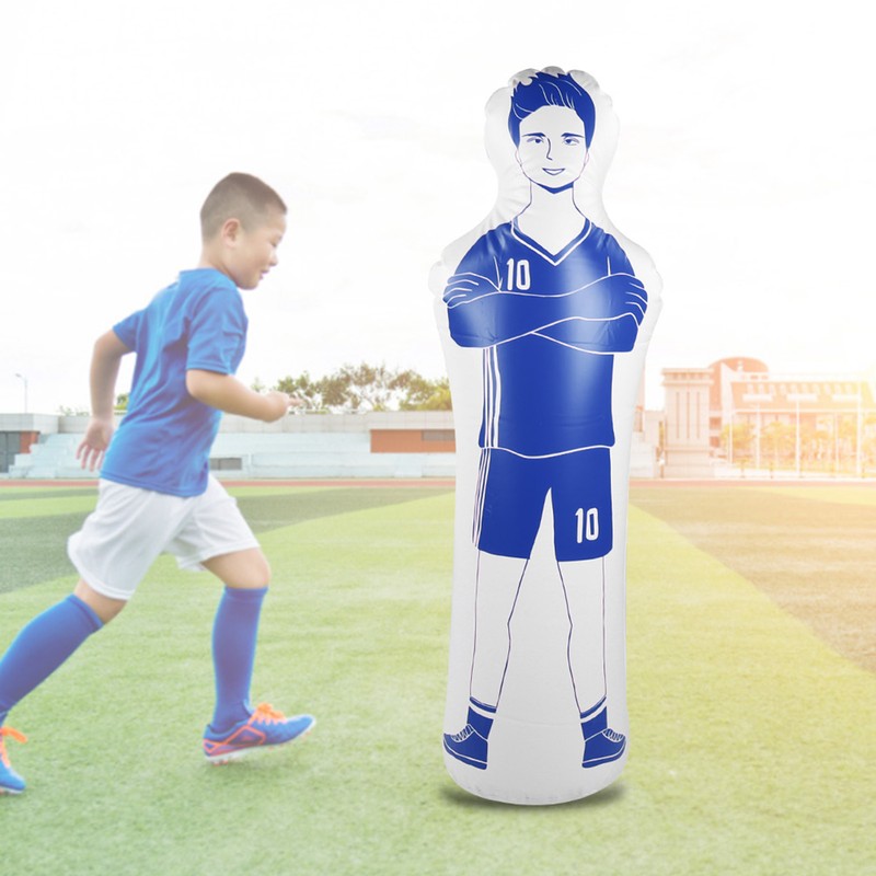 Inflatable Football Training Dummy Tumbler Soccer 0.35m PVC Boxing Punching