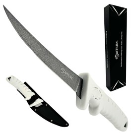 Baitium Fillet Knife for Fish, Razor Sharp 5"-9", Meat Knife, Fishing Knife, Boning Knife for Meat Cutting, Filet Knife, Fish Fillet Knives, Fishing Gear and Equipment (6 Inch)