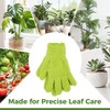 Bamworld Guantes de Microfibra para Cuidado de Plantas, Guantes de