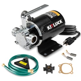 Water Transfer Pump, 115V 1/10HP 330GPH Utility Water Pump Electric With 6ft Suction Hose Kit, Portable Small Water Pump For Pool Draining, Removing Water From Rain Barrel, Aquariums, etc.