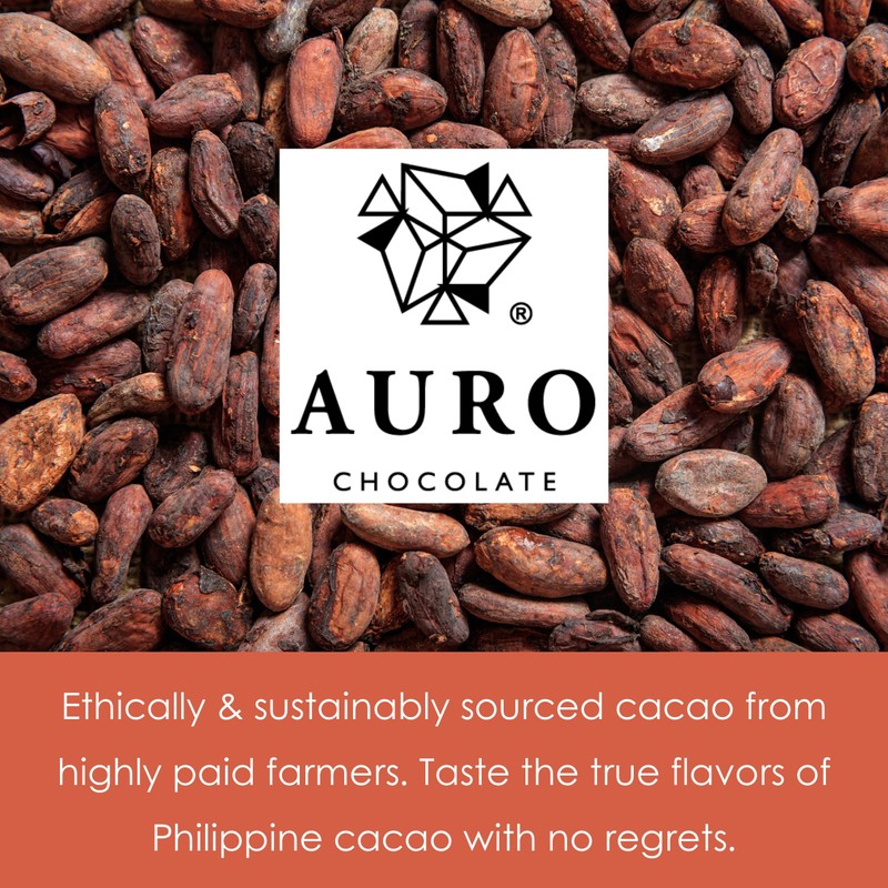 Auro - Filipino Chocolate Bundles (Dark Chocolate 64%, 3 Pack)