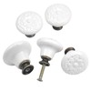 AvoDovA 10PCS Crackle Cabinet Knob, Vintage Drawers Knobs, 34MM Kitchen