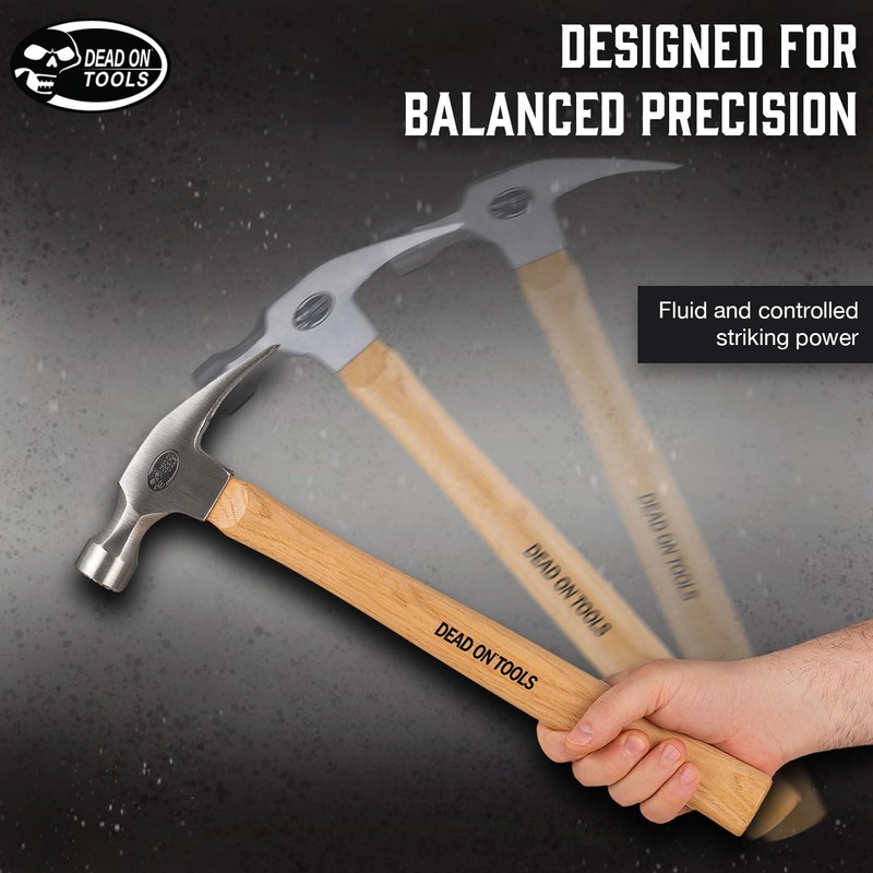 Dead On Tools-20oz Milled Face Framing Hammer,(DOH20M15)