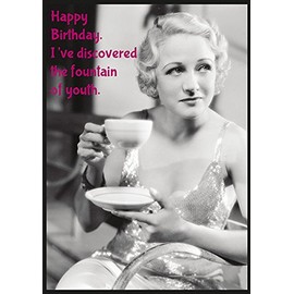 Humorous Fountain of Youth Birthday Card