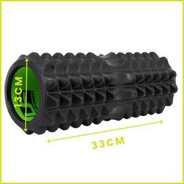 Urban Fitness Equipment Unisex' s Ufe Deep Massage Roller, Black, One Size, UFA030