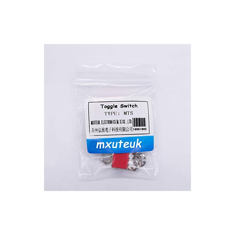 mxuteuk 2pcs MTS-403 12 Terminal 3 Position 4PDT Mini Miniature