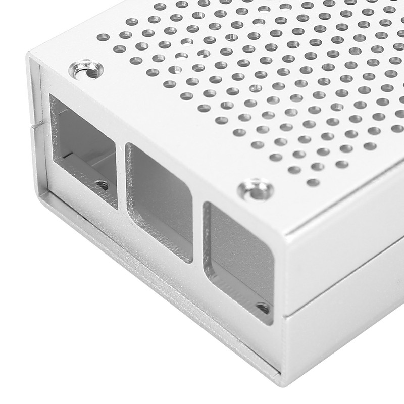 Aluminum Alloy Protective Shell Dustproof Heat Dissipation Enclosure for Raspberry