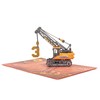 Liif Crane Truck Happy 3rd Birthday Card,3D Greeting Pop Up