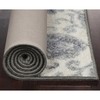 Maples Rugs Blooming Damask Non Slip Runner Rug For Hallway