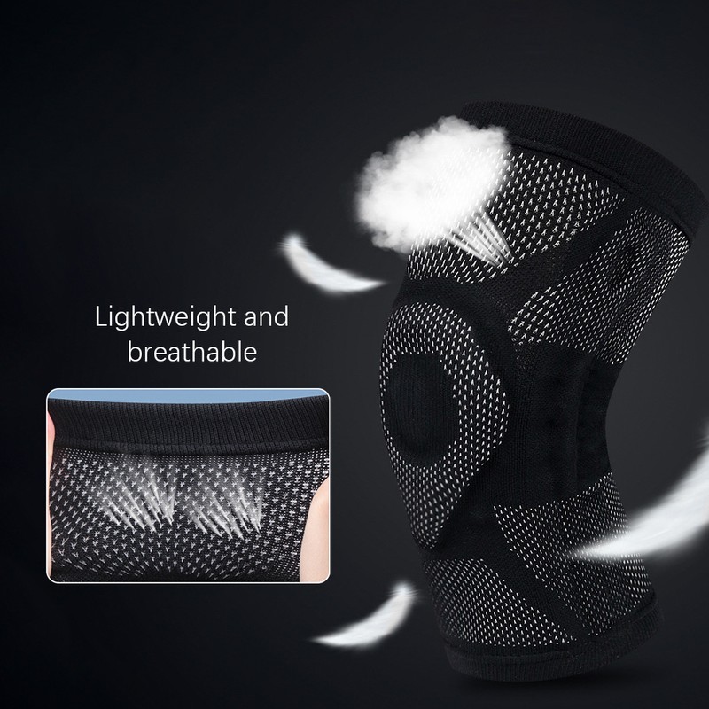 2Pcs Breathable Sport Kneecap Anticollision Patella Guard Leg Sleeve Protective