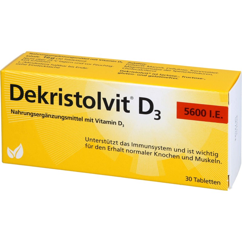 DEKRISTOLVIT D3 5.600 I.E. Tabletten 30 St