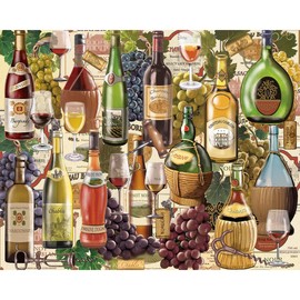 White Mountain Puzzles Wine Country - 1000 Piece Jigsaw Puzzle, Standard Packaging