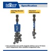 LaBear - 10piece Robertson square Impact high torque Screwdriver Bit