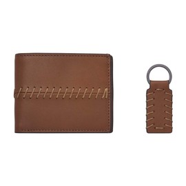 Fossil MLG0776210 Mens Bronson Wallet and Keyring Gift Set