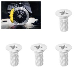 4PCS Car Rotor Screws OEM#936-000-601-40-H,Stainless Steel Brake Rotor Screw for Front & Rear Brake Disc,Premium Brake Rotors Bolts Car Accessories Compatible with Honda Accord Civic Acura (4PCS)