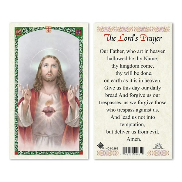 The Lord's Prayer Laminated Prayer Cards - Pack of 25-