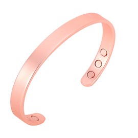 Harmony Copper Bangle Magnetic Bangle TCM Magnetic Therapy Energetix 4you Copper Bangle 137 Cu 6 Magnets, Copper, without stone