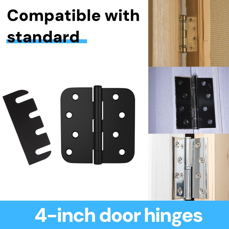 Door Hinge Shims, Filling Gaps in Interior Doors Adjusting The