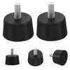 COHEALI 4pcs Adjustable Rubber Feet Levelers for Heavy Duty Furniture