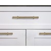 khtumeware 10 Pack 4 Inch(102mm) Drawer Handles Knurled Antique Champagne