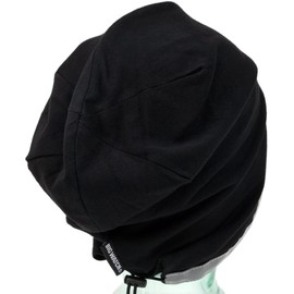 Big Watch VN-01 Men's Hat, Large Size, Reflector, Stretch Knit Cap, Black, L Size, XL, Black