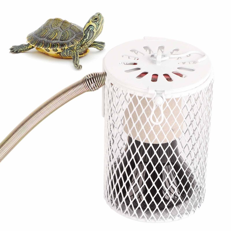 E27 Reptile AntiScald Lampshade and Heating Bulb Set Reptile Heat