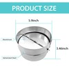 ANPTGHT 6 Inch Draft Blocker Backdraft Damper Duct Draft Stopper,