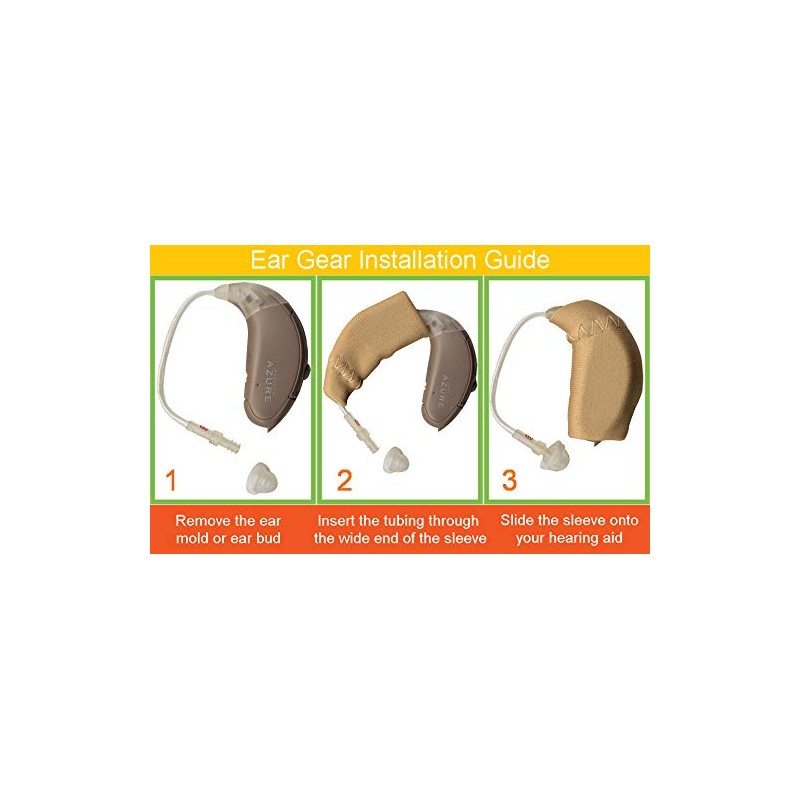 Ear Gear Original Hearing Aid Comfort and Protection – Fits