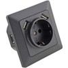 Milos Socket Switch Button Sets I Anthracite
