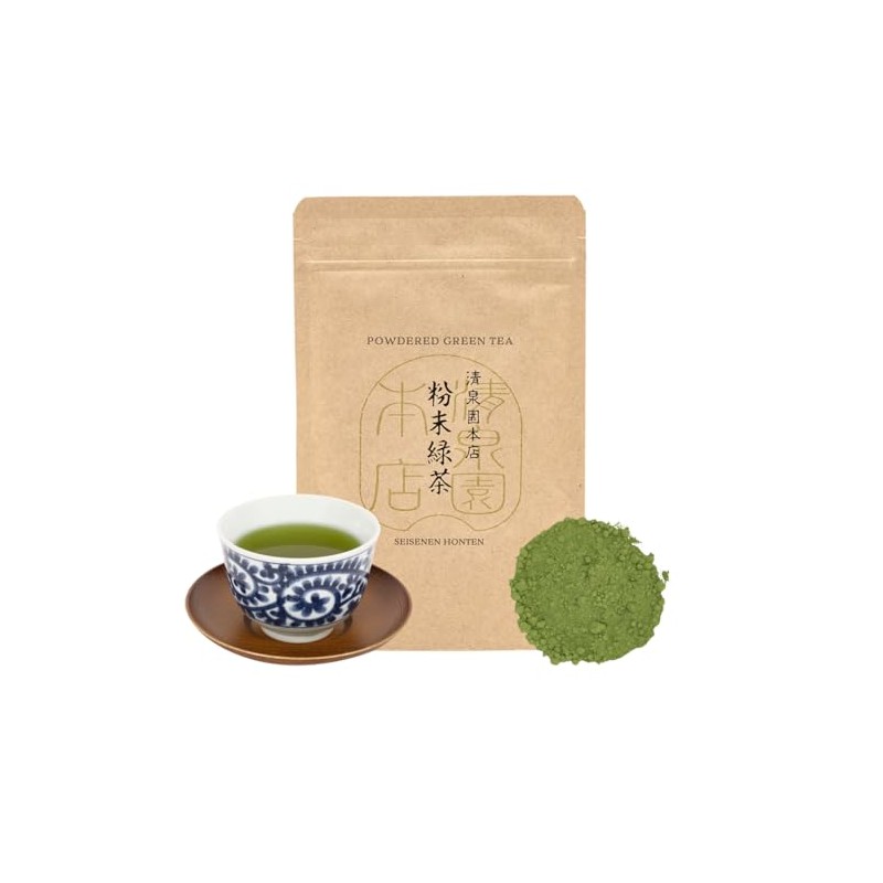 Seisenen Main Store Powdered Tea 1.8 oz (50 g), Easy