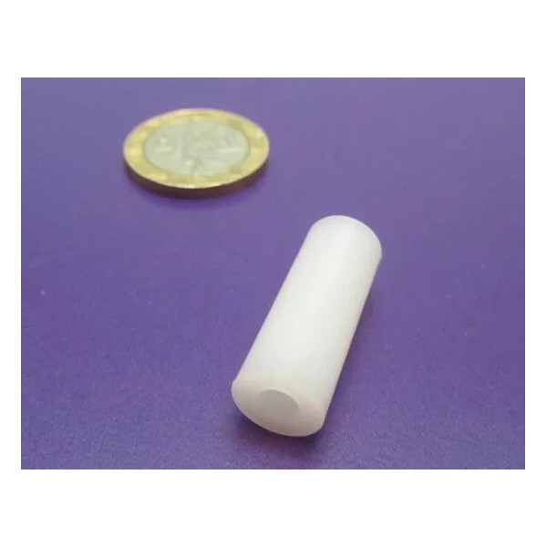 Unbranded Nylon 66 Spacer, Natural, NO.8 Screw, 3/8" OD x