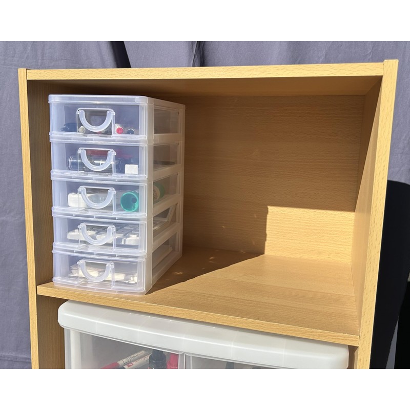 Sanko Plastic Elpis Small Storage 5 Tiers, Width 5.3 x