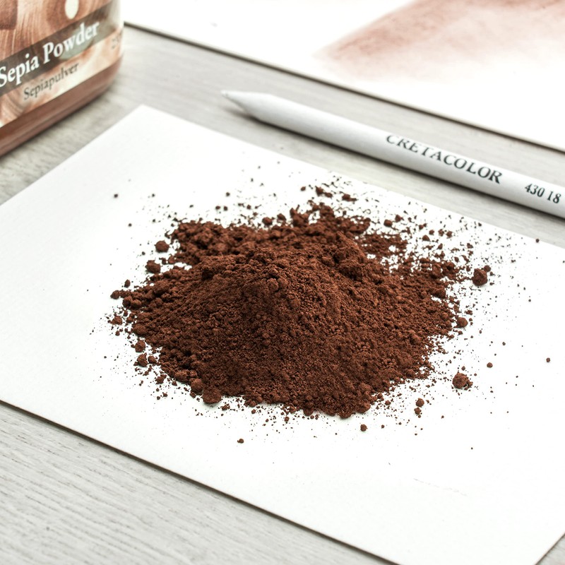Cretacolor Sepia Powder 230g Jar